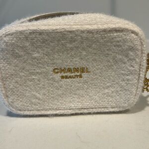 Chanel makeup bag